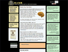 Tablet Screenshot of hamr.com